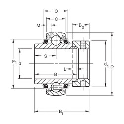 المحامل G1103KPPB3 Timken