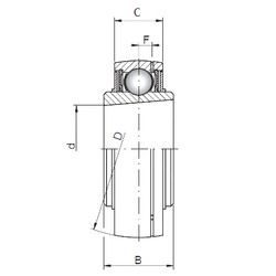 підшипник UK206 CX