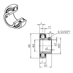 roulements US212-36 SNR