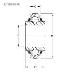 roulements W208PPB7 Timken