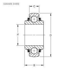 підшипник W208PPB6 Timken