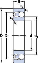 roulements 2318 SKF