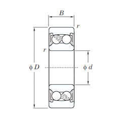 roulements 2206-2RS KOYO