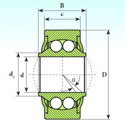 roulements GE 22 BBH ISB