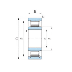 Bantalan PL25-7CG38 NSK