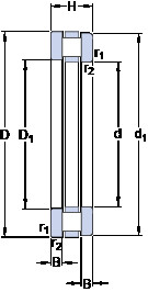 підшипник 81218 TN SKF