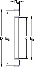 підшипник K 81117 TN SKF