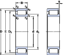 підшипник NCF 3080 CV SKF