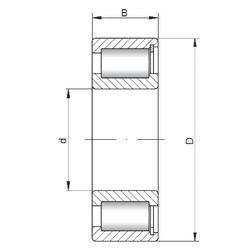 підшипник NCF1884 V CX