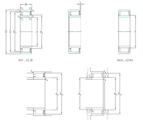 підшипник NCF2332ECJB SKF