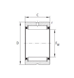 Bantalan RBC1-0421 SKF