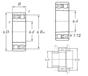 Rolamento NN3012K KOYO