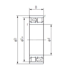 Rolamento NN3044 NACHI