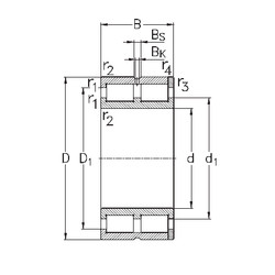 Rolamento NNC4968-V NKE