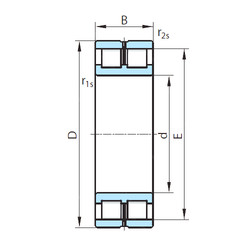 Rolamento NNCL4880V PSL