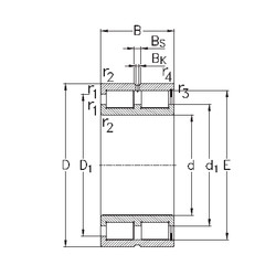 Rolamento NNCF4924-V NKE