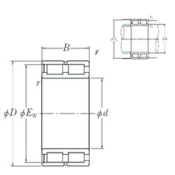 Rolamento NNCF4948V NSK