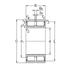 Rolamento NNCL4844-V NKE