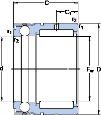 Bantalan NX 35 SKF