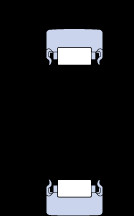 Bantalan RNA 2204.2RS SKF