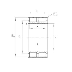 Bantalan RSL185012-A INA