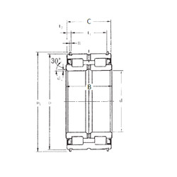 Bantalan SL04-5026NR FBJ