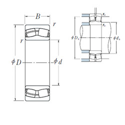 roulements 22230CDE4 NSK