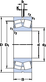 Подшипник 24172 ECCJ/W33 SKF