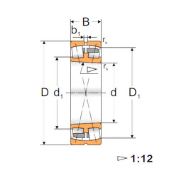 roulements 22336K FBJ