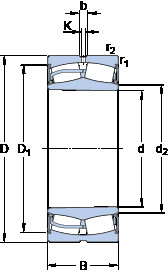 roulements 23028-2CS5K/VT143 SKF