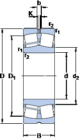 roulements 22322 EJA/VA405 SKF