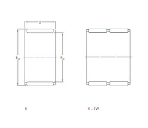 المحامل K18x24x20 SKF