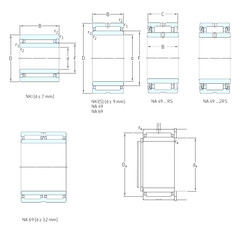 roulements NKI100/30 SKF