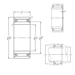 roulements NK10/16+IR7×10×16 NTN