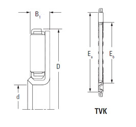 підшипник TVK3353L KOYO