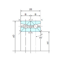 roulements 70TBH10DB NACHI