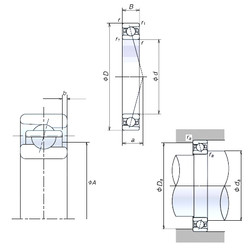 Rodamiento 75BNR10X NSK