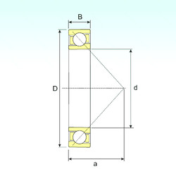 roulements 7068 B ISB