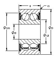 roulements 5304ZZ AST