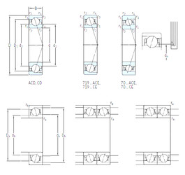 roulements 71803 ACD/HCP4 SKF