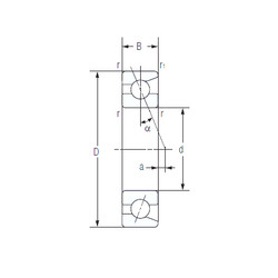 Rodamiento 7908C NACHI