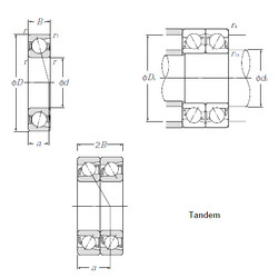 Rodamiento 7914DT NTN