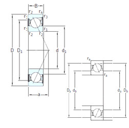 roulements SS7210 ACD/P4A SKF