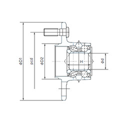 підшипник F28BVV10-M4A NACHI