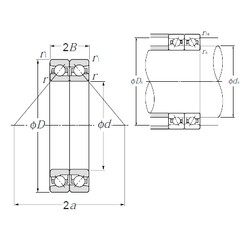 підшипник HTA048DB NTN