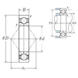 підшипник QJ206 NSK