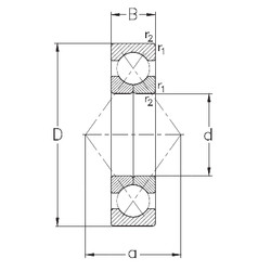 підшипник QJ207-MPA NKE