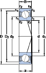 підшипник S71918 ACD/HCP4A SKF