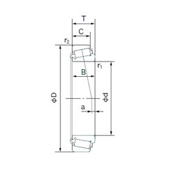 Rodamiento 32318 NACHI