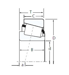 Bantalan 32326 Timken